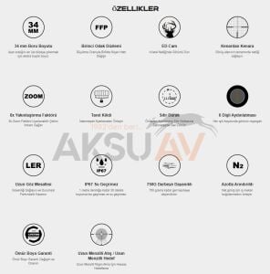 Vector Optics Tauron Gen II 5-40x56 ED FFP MIL Tüfek Dürbünü