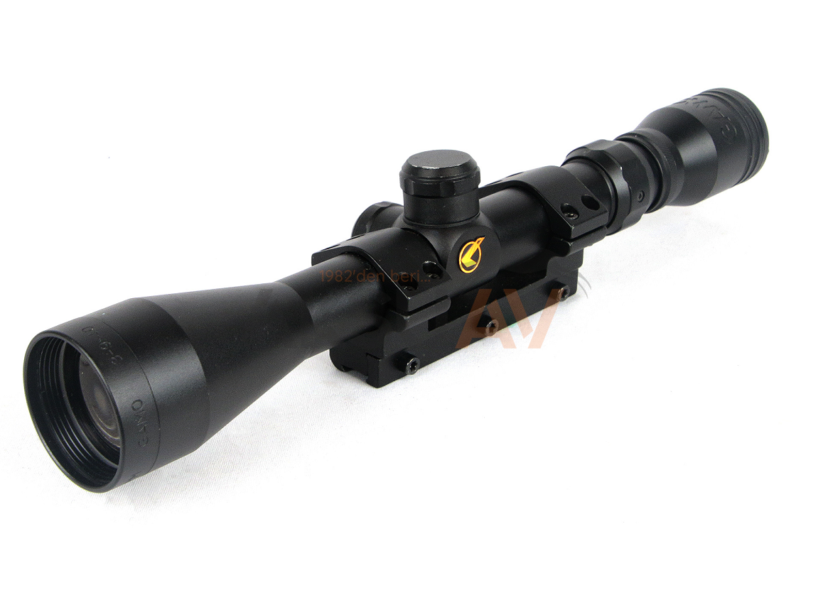 Gamo 3-9x40 W1PM Tüfek Dürbünü
