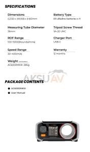 Acetech AC6000 MK3 Bluetooth Chronograph (Krono Cihazı)