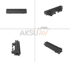 Swiss Tactical 22 mm Açılı Pikatini Ray Yükseltici Ray Adaptör (Quick Release)