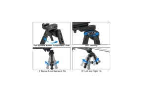UTG Leapers Recon 360 Derece Bipod Çatal Ayak