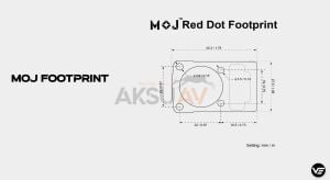 Vector Optics Frenzy Flex 1x19x28 Gen II Hafif Titanium Auto Çoklu Nişangah, RMR Ayak Red Dot
