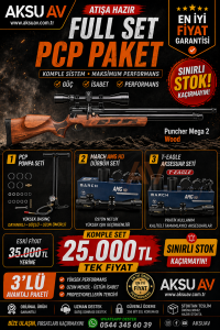 Kral Puncher Mega 2 W Regülatörlü 6.35 mm PCP Havalı Tüfek