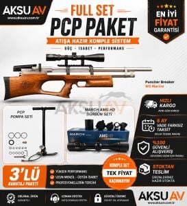 Kral Puncher Breaker WS Marine Bullpup 5.5 mm PCP Havalı Tüfek (Master Combo Paket)