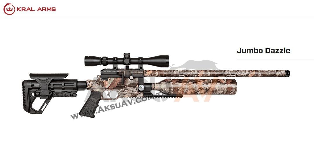 Kral Puncher Jumbo Dazzle Camo 6.35 mm PCP Havalı Tüfek