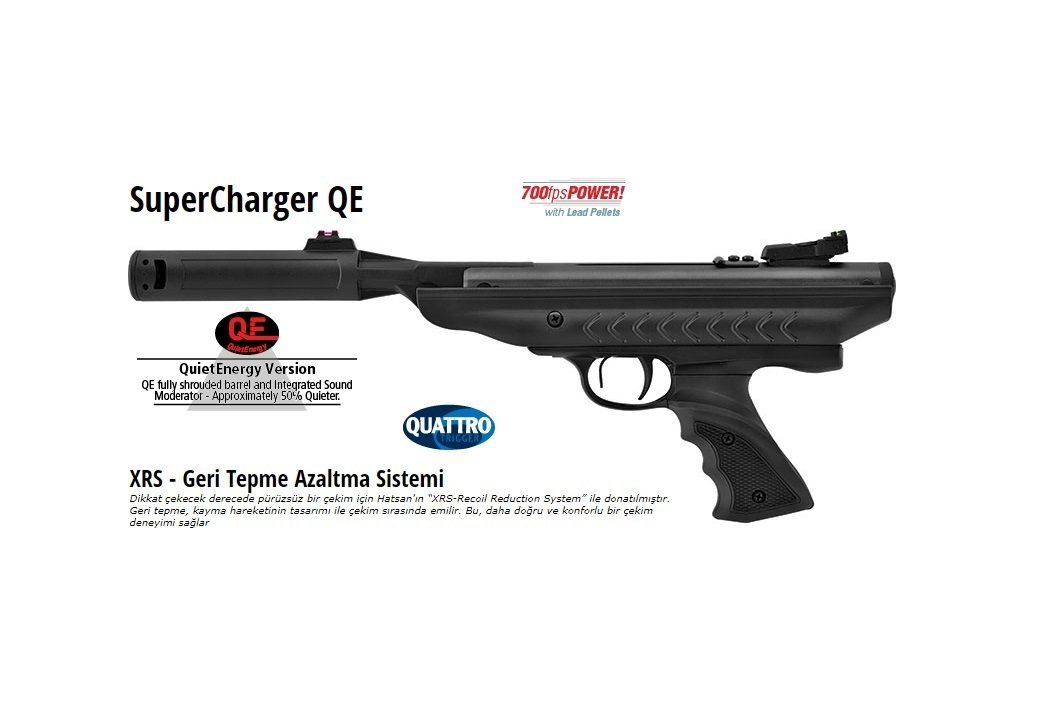 Hatsan Mod 25 SuperCharger QE Havalı Kurma Tabanca