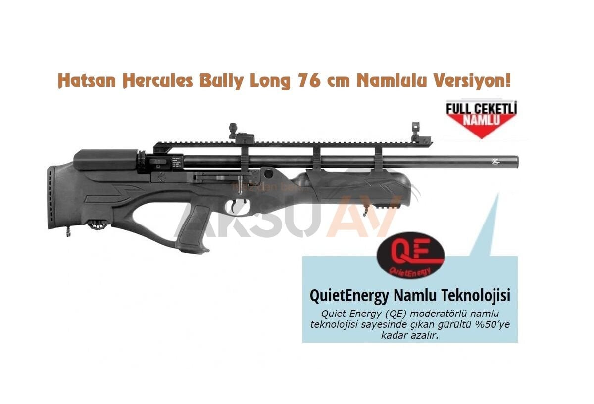 Hatsan Hercules Bully LONG PCP Havalı Tüfek