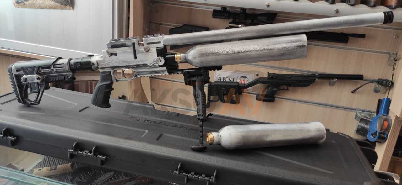 Kral Puncher Jumbo Dazzle Beyaz PCP Havalı Tüfek