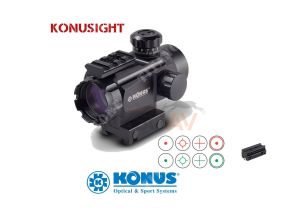 Konus 1x35 mm Tactical Multi Reticle Red Dot Sight ( 11 ve 22 mm Montaj)
