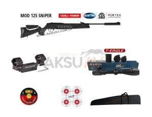 Hatsan Mod 125 Sniper VORTEX Combo Havalı Tüfek (Dürbün+Dampa)