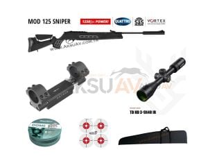 Hatsan Mod 125 Sniper VORTEX Combo Havalı Tüfek (Dürbün+Dampa)
