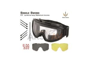ATV Gözlük, Motosiklet Koruyucu Gözlüğü, AirSoft Taktikal Balistik Gözlük