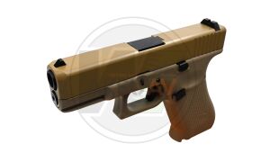 WE Glock 19X Gen 5 Tan 4.5 mm Blowbackli Havalı Tabanca (Desert)