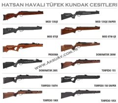 Hatsan Havalı Tüfek Kundak Takımları