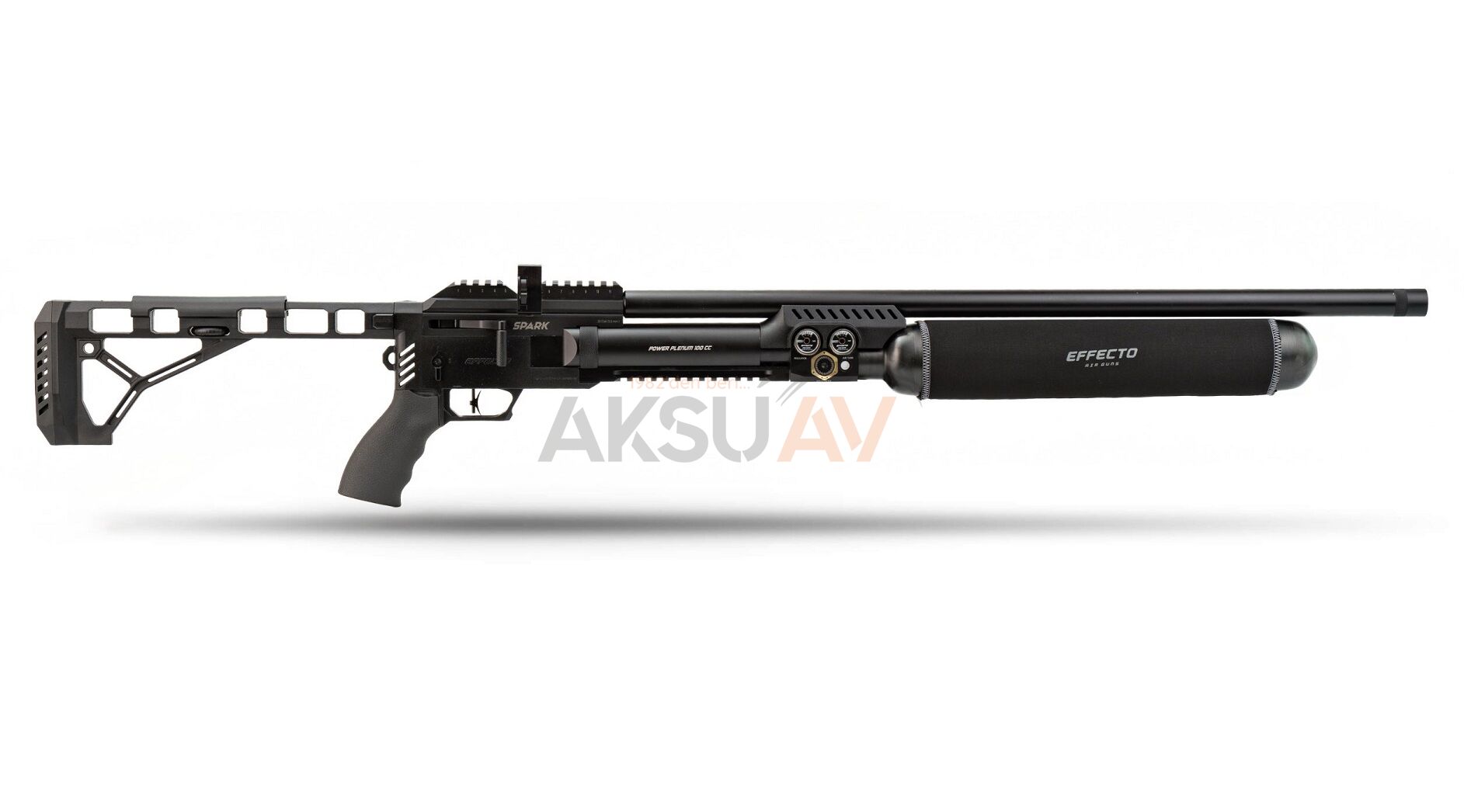 Effecto Spark Pro Siyah Pcp Havalı Tüfek (Karbon Tüp - 700 cc)