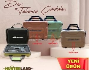 Hunterland Deri Lüks Tabanca Çantası (4 Renk)