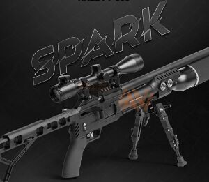 Effecto Spark Siyah PCP Havalı Tüfek (Karbon Tüp - 500 cc)