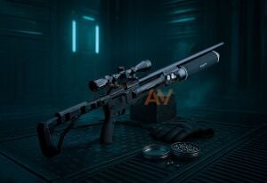 Effecto Spark Siyah PCP Havalı Tüfek (Karbon Tüp - 500 cc)