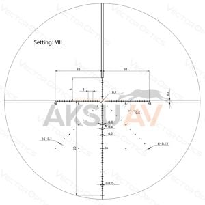 Vector Optics Veyron 4-16x44 IR FFP Tüfek Dürbünü