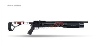 Effecto Spark Kırmızı PCP Havalı Tüfek (Alüminyum Tüp - 500 cc)