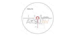 Vector Optics Taurus 1-6x24 FFP Tüfek Dürbünü