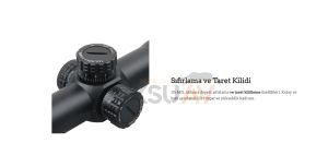 Victoptics S4 1.5-6x28 IR SFP Tüfek Dürbünü