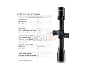 Swampdeer HD Pro Zero Stop 4-16x44 SFIR FFP Tüfek Dürbünü