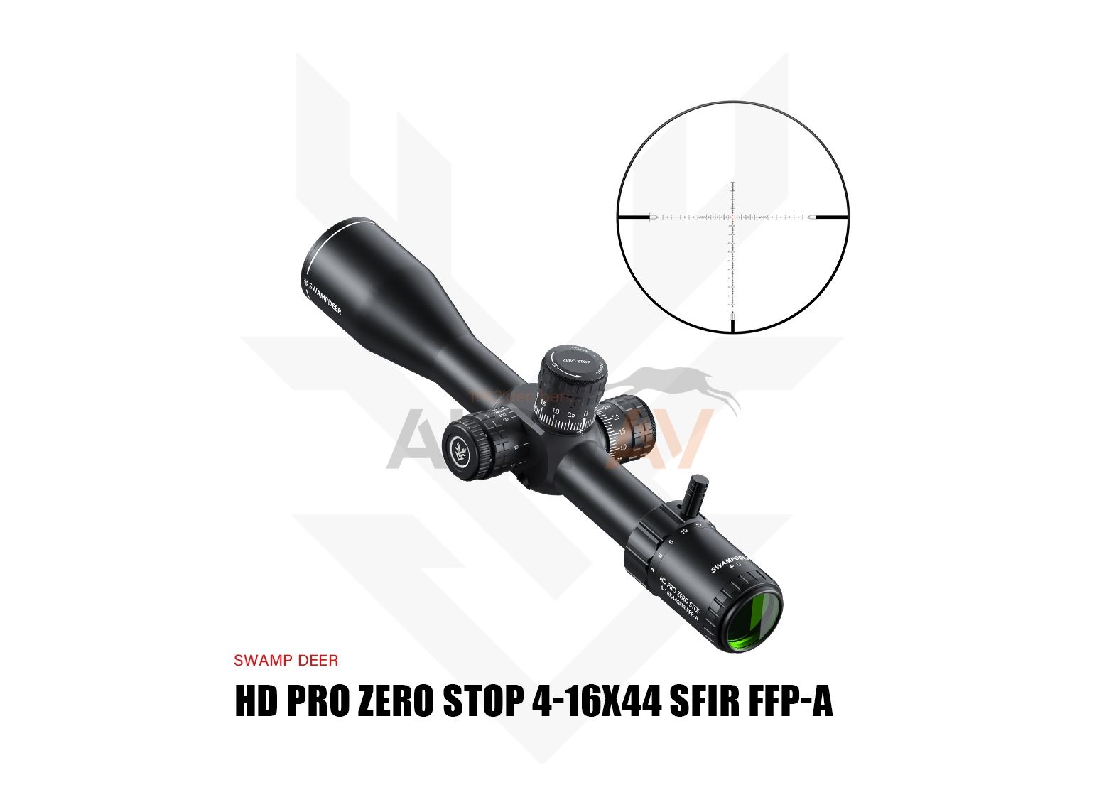 Swampdeer HD Pro Zero Stop 4-16x44 SFIR FFP Tüfek Dürbünü
