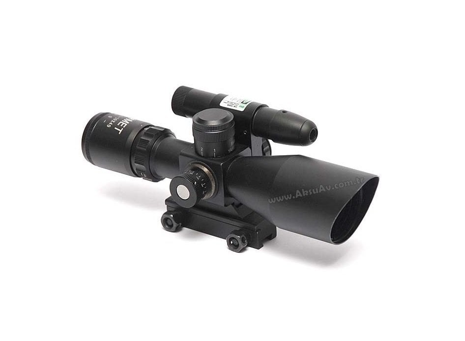 Comet 2.5-10x40 Lazerli Tüfek Dürbünü