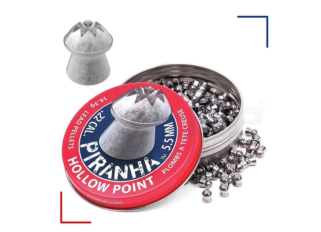 Crosman Piranha Hollow Point 5.5 mm Havalı Saçma