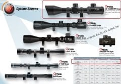 Optima 2,5-10x50 E-SFT Mildotlu Tüfek Dürbünü