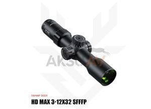 Swampdeer HD Max 3-12x32 SF FFP Compact Tüfek Dürbünü