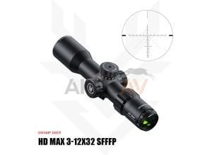 Swampdeer HD Max 3-12x32 SF FFP Compact Tüfek Dürbünü