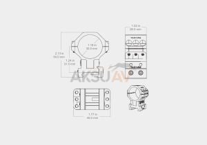 Vector Optics X-Accu 30 mm Ayarlanabilir Yükseklikli Dürbün Ayağı
