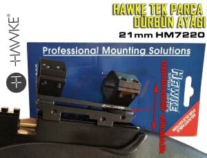 Hawke Tek Parça Ayarlanabilir Dürbün Ayağı (25-22 mm)