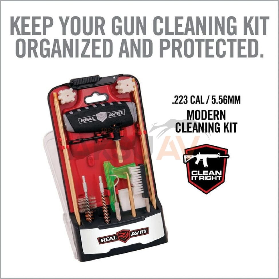 Real Avid Gun Boss® Pro AR15 Cleaning Kit Profosyonel Harbi Seti