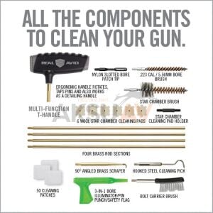 Real Avid Gun Boss® Pro AR15 Cleaning Kit Profosyonel Harbi Seti