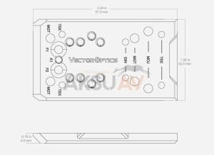 Vector Optics Universal Glock Red Dot Montaj Plakası