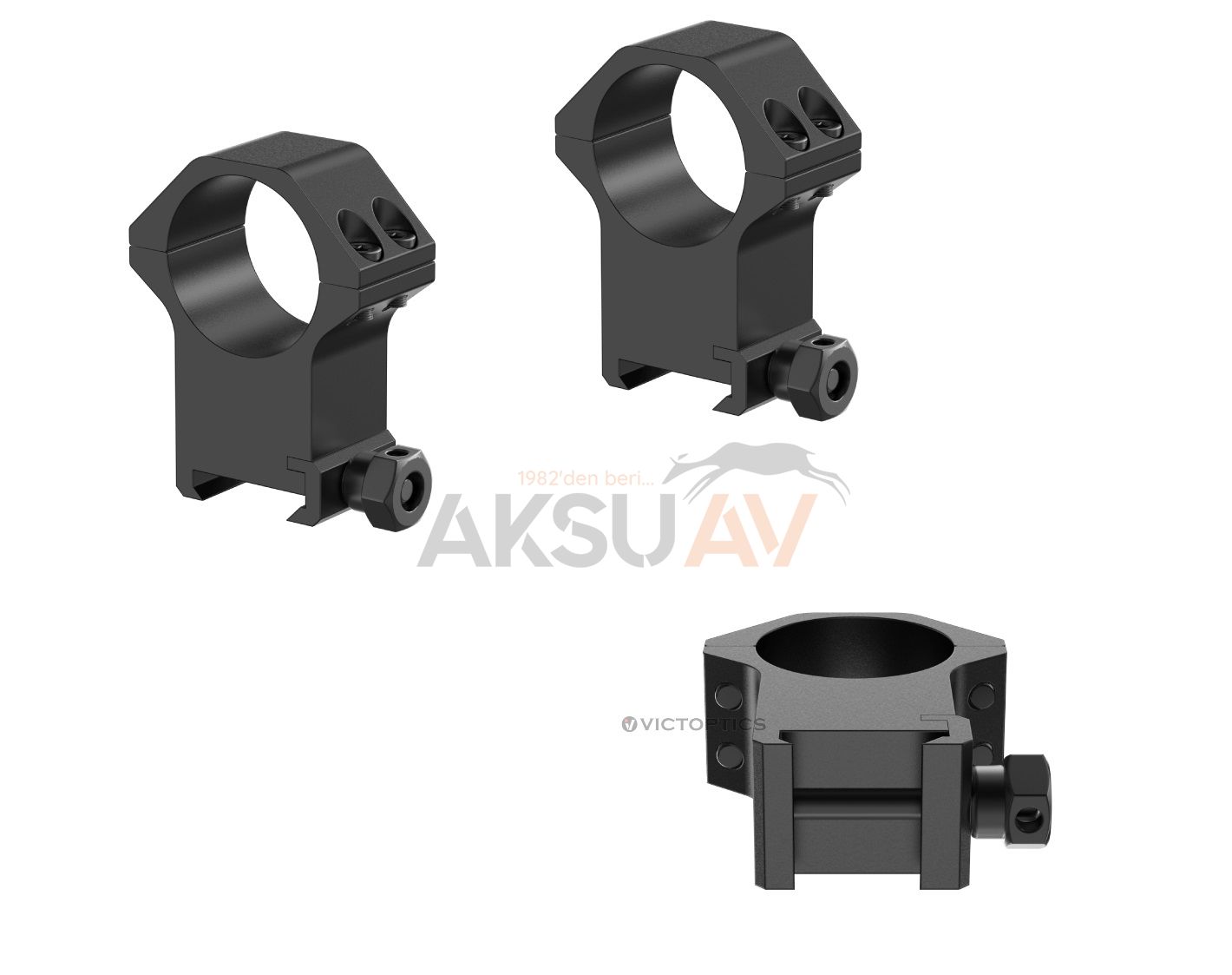 Victoptics 30 mm Yüksek Dürbün Montaj Ayağı