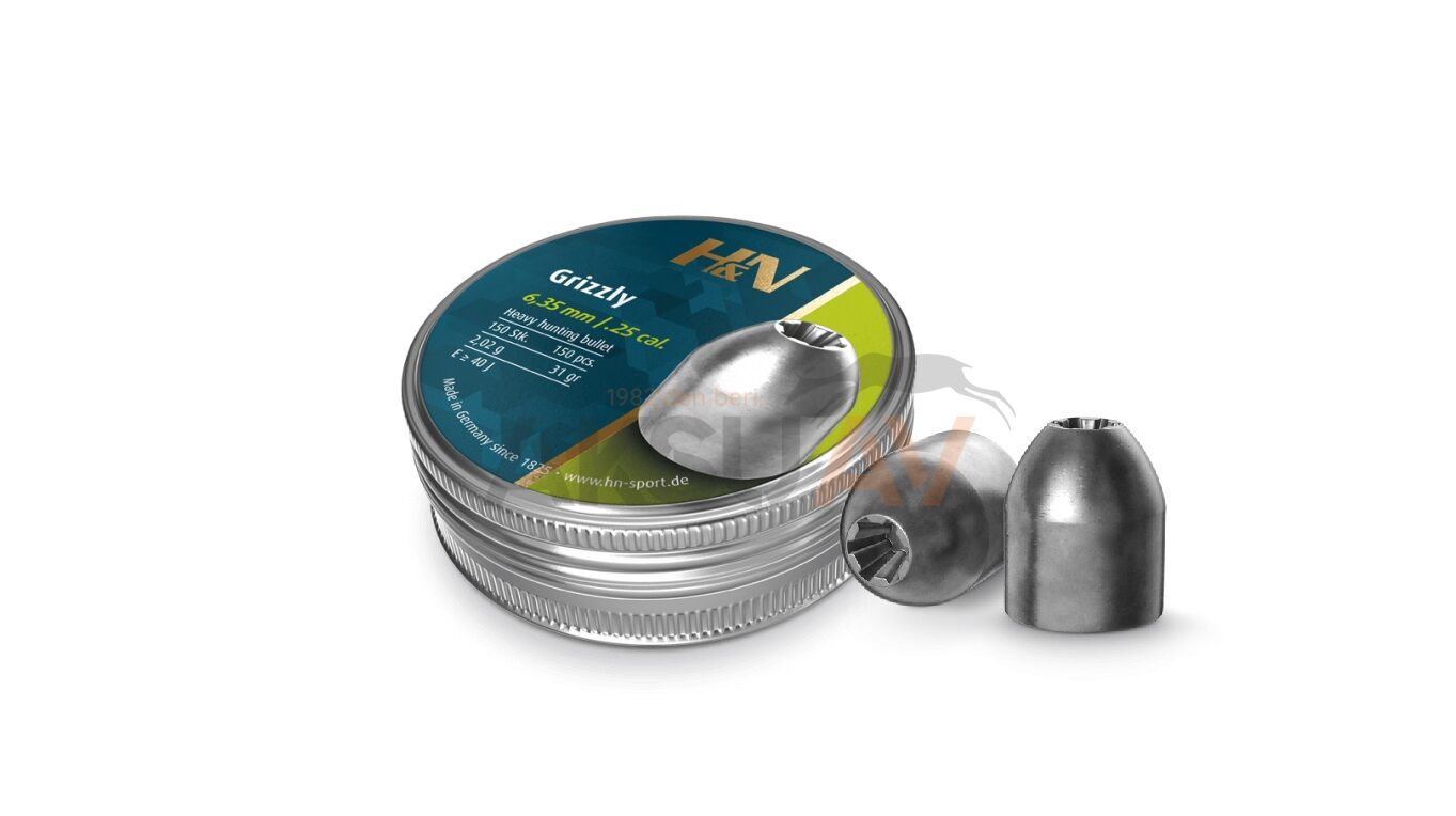 HN Grizzly 6.35 mm Havalı Saçma (31 Grain - 150 Adet)