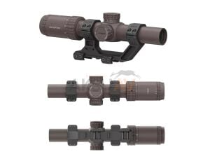 Victoptics S6 1-6×24 LPVO SFP Combo FDE Tüfek Dürbünü ve Picatinny AR Montaj Ayağı