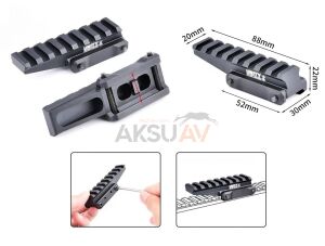 Sotac Unity Fast Micro Reddot Montaj Ayağı, Siyah Renk