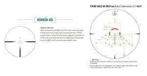 Vortex Strike Eagle 1-8x24 SFP Tüfek Dürbünü