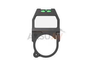 Vector Optics X-Accu 34 mm Dürbün Kule Okuyuculu Terazi (Quick-Flip Turret Mark Magnifier Mount Ring With Level Bubble)