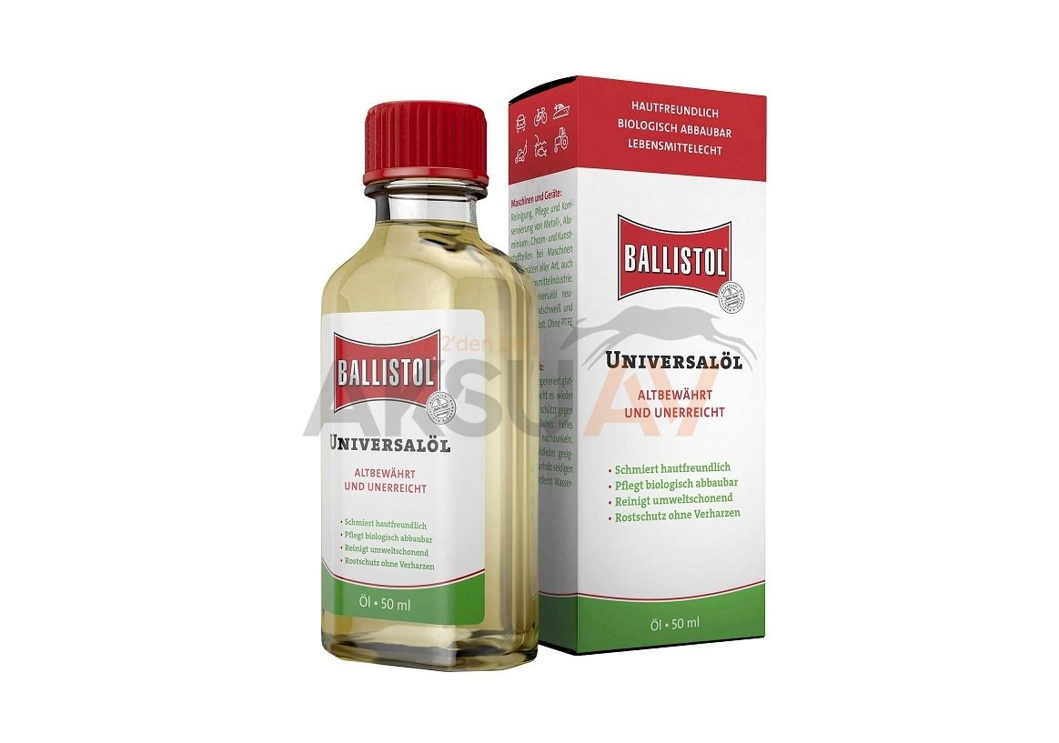 Ballistol Universal Çok Amaçlı 50 ml. Cam Şişe Yağ