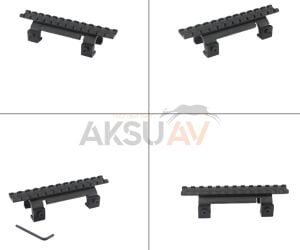Swiss Tactical MP5 - G3 - G12 Tüfekler İçin Pikatini Ray Montaj Sistemi