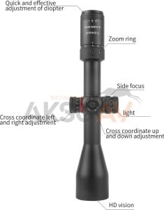 T-Eagle ER 5-20x50 SFIR Tüfek Dürbünü