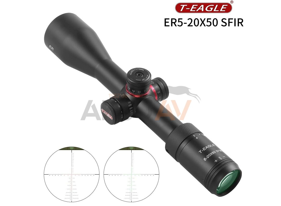 T-Eagle ER 5-20x50 SFIR Tüfek Dürbünü