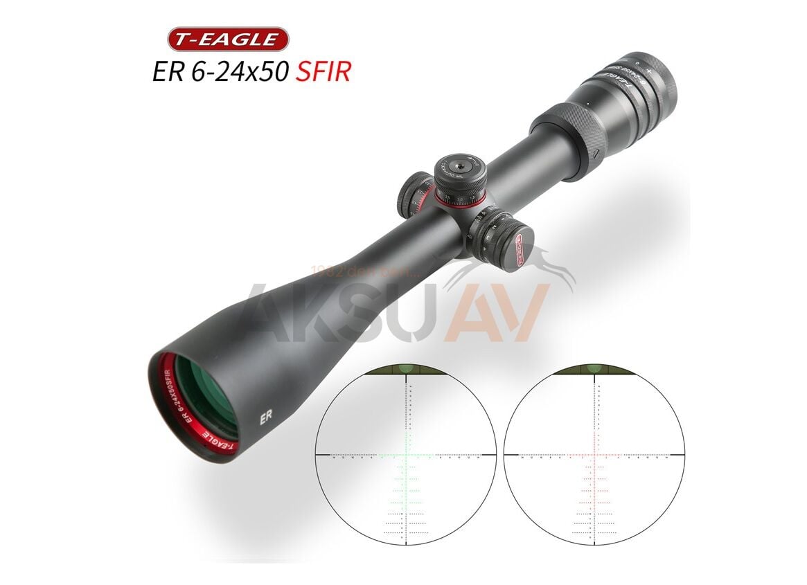 T-Eagle ER 6-24x50 SFIR Tüfek Dürbünü