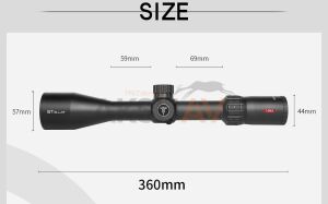 T-Eagle ST 6-24x50 SF FFP Tüfek Dürbünü